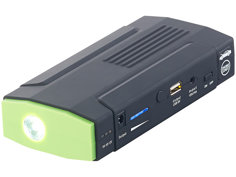 STAHLWERK Powerbank Auto Starthilfe Booster mit Kompressor LED und USB,  69,99 €