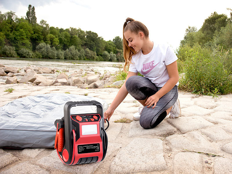 ; USB-Solar-Powerbanks, 2in1-Hochleistungsakkus & Solar-Konverter mit modifizierter Sinuswelle 