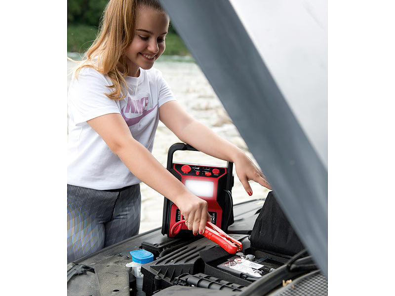 ; USB-Solar-Powerbanks, 2in1-Hochleistungsakkus & Solar-Konverter mit modifizierter Sinuswelle 