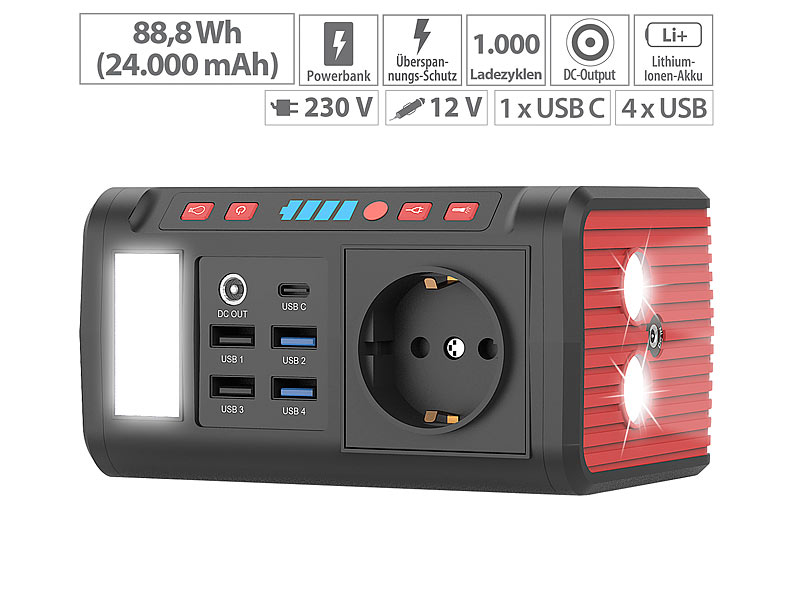 ; 2in1-Solar-Generatoren & Powerbanks, mit externer Solarzelle 2in1-Solar-Generatoren & Powerbanks, mit externer Solarzelle 