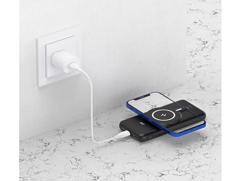 ; USB-Solar-Powerbanks, 2in1-Hochleistungsakkus & Solar-Konverter mit modifizierter Sinuswelle 