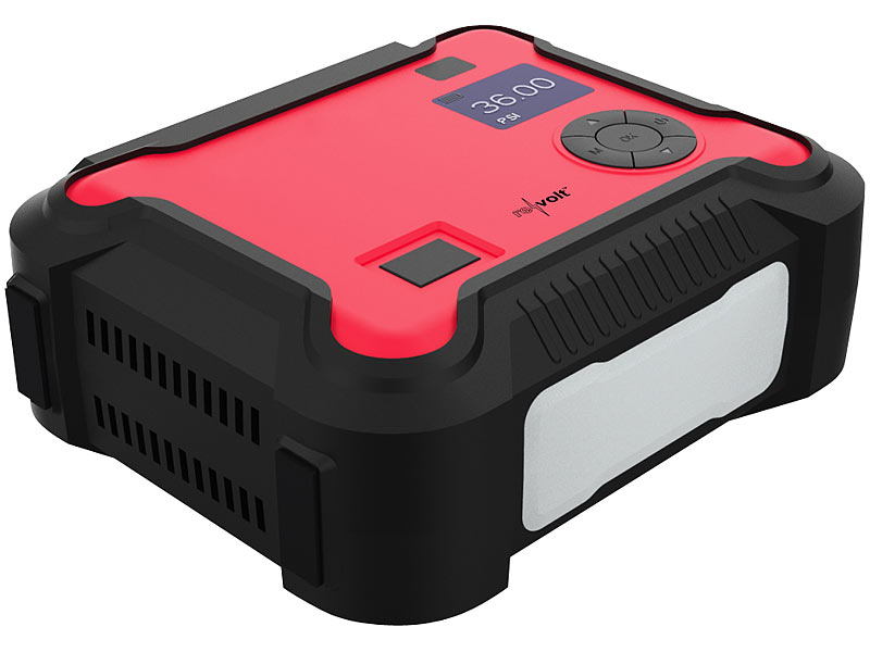 revolt Autostarter Powerbank: 5in1-Starthilfe-Powerbank, Kompressor, USB,  12V, 20 Ah, 1000A, 150 psi (Auto Starthilfe mit Kompressor, Starthilfe Auto  Powerbank, Batteri Ladegerät Starter) : : Auto & Motorrad