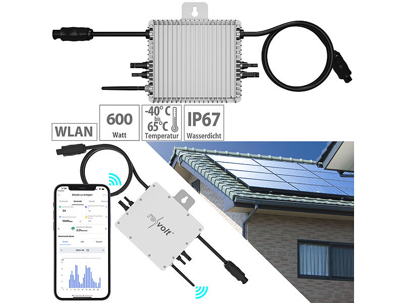 ; Solarpanels faltbar, 2in1-Hochleistungsakkus & Solar-GeneratorenSolaranlagen-Set: Mikro-Inverter mit MPPT-Regler und Solarpanel Solarpanels faltbar, 2in1-Hochleistungsakkus & Solar-GeneratorenSolaranlagen-Set: Mikro-Inverter mit MPPT-Regler und Solarpanel 