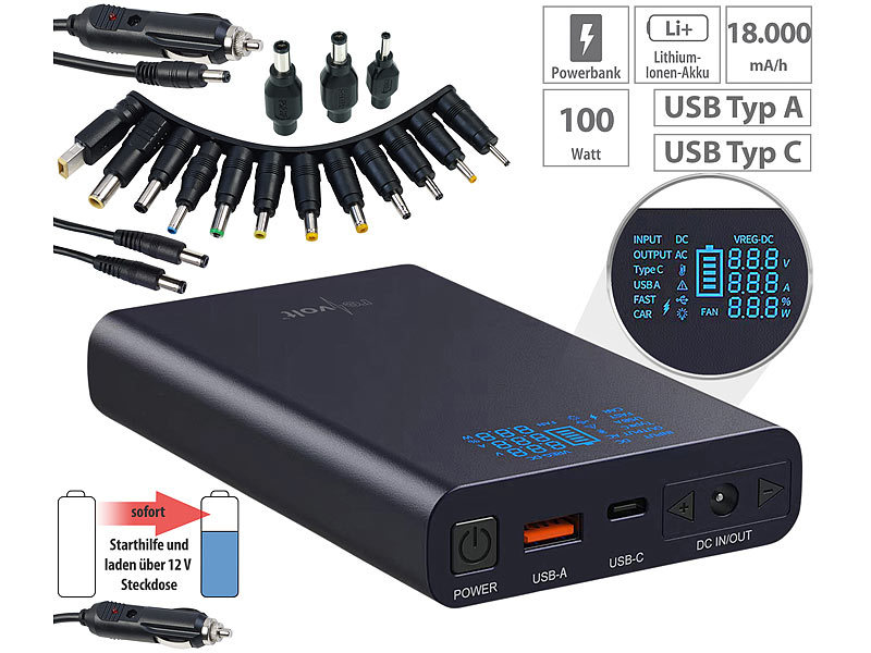 ; USB-Solar-Powerbanks 