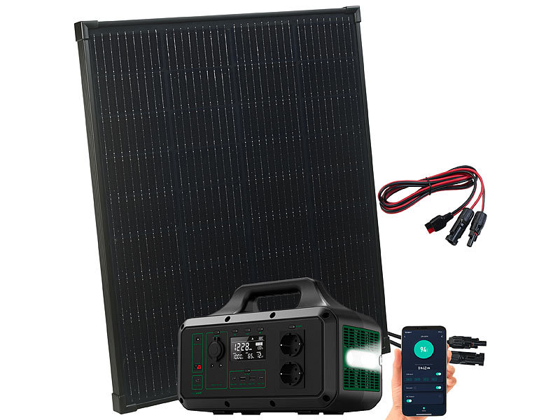 ; 2in1-Hochleistungsakkus & Solar-Generatoren, Solarpanels 