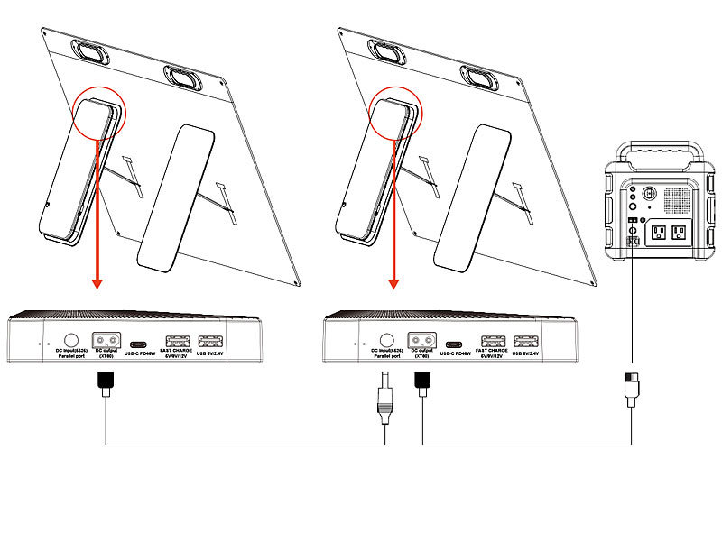 ; Solarpanels, 2in1-Hochleistungsakkus & Solar-Generatoren Solarpanels, 2in1-Hochleistungsakkus & Solar-Generatoren 