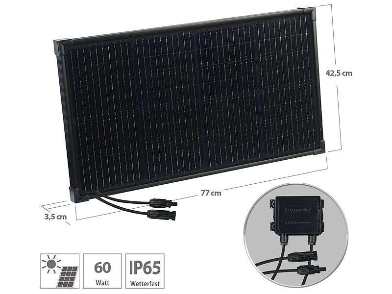 ; Solarpanels faltbar 