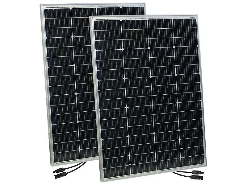 ; Solarpanels faltbar, Solaranlagen-Set: Mikro-Inverter mit MPPT-Regler und Solarpanel 