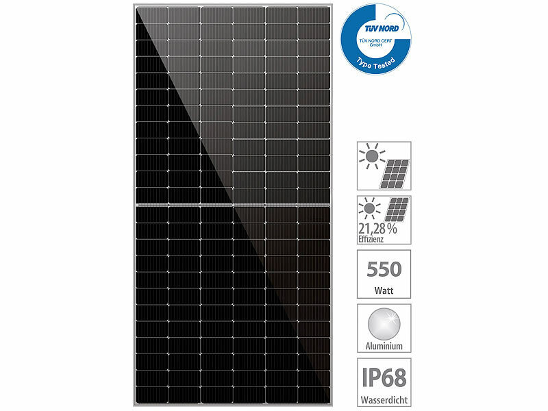 ; Solarpanels, Solaranlagen-Set: Mikro-Inverter mit MPPT-Regler und Solarpanel 