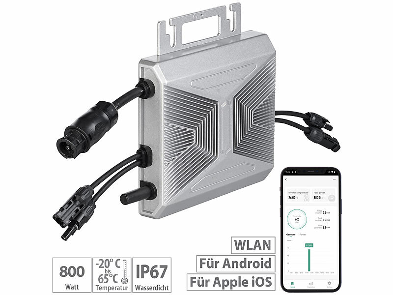 ; Solaranlagen-Set: Mikro-Inverter mit MPPT-Regler und Solarpanel Solaranlagen-Set: Mikro-Inverter mit MPPT-Regler und Solarpanel 