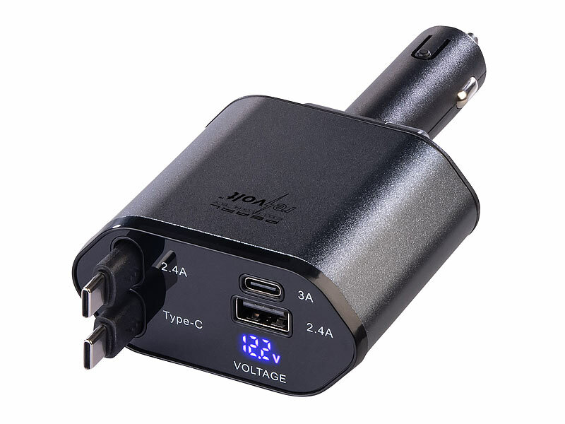 ; Kfz-USB-Netzteile für 12/24-Volt-Anschluss Kfz-USB-Netzteile für 12/24-Volt-Anschluss Kfz-USB-Netzteile für 12/24-Volt-Anschluss 