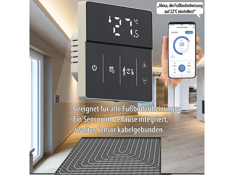 ; Programmierbare Heizkörperthermostate mit Bluetooth Programmierbare Heizkörperthermostate mit Bluetooth 