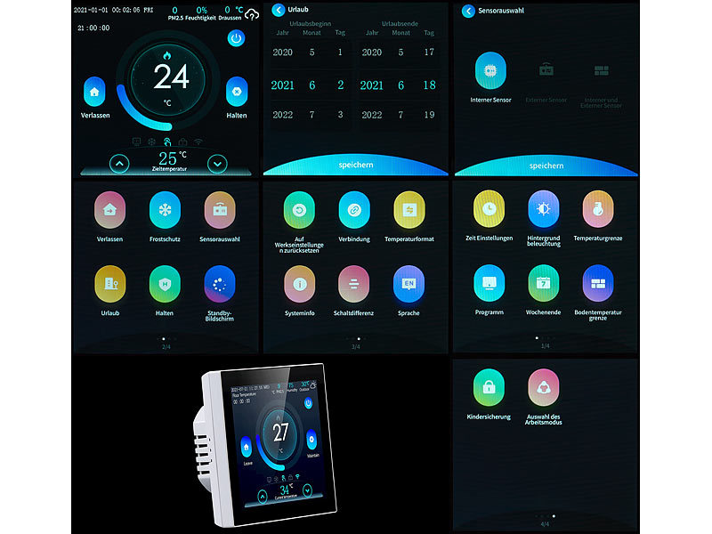 ; Programmierbare Heizkörperthermostate mit Bluetooth Programmierbare Heizkörperthermostate mit Bluetooth Programmierbare Heizkörperthermostate mit Bluetooth 