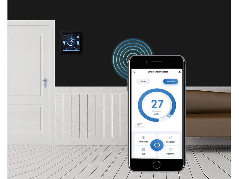 ; Programmierbare Heizkörperthermostate mit Bluetooth Programmierbare Heizkörperthermostate mit Bluetooth 