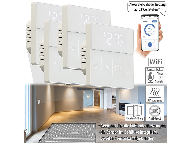 ; Programmierbare Heizkörperthermostate mit Bluetooth Programmierbare Heizkörperthermostate mit Bluetooth 