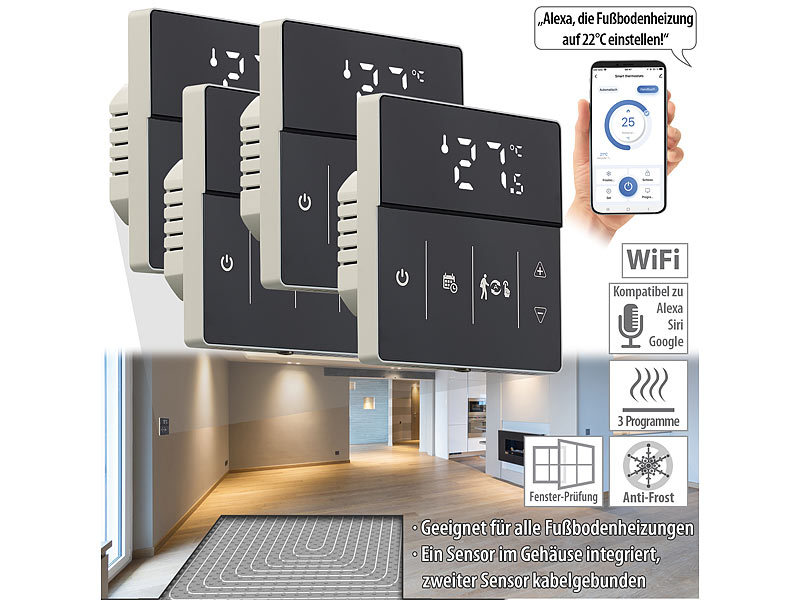 ; Programmierbare Heizkörperthermostate mit Bluetooth Programmierbare Heizkörperthermostate mit Bluetooth 