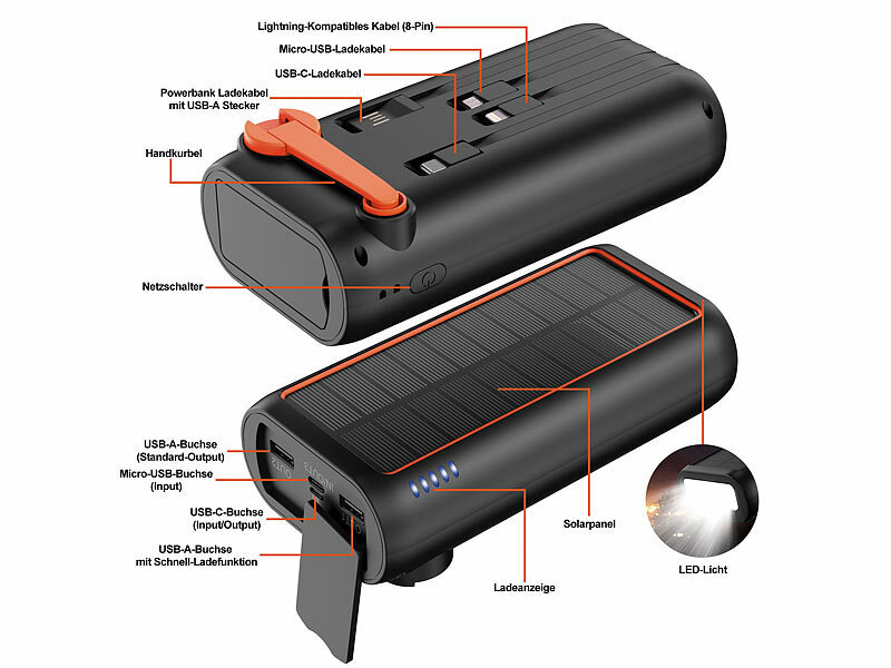 ; USB-Solar-Powerbanks, 2in1-Hochleistungsakkus & Solar-Konverter mit modifizierter Sinuswelle USB-Solar-Powerbanks, 2in1-Hochleistungsakkus & Solar-Konverter mit modifizierter Sinuswelle USB-Solar-Powerbanks, 2in1-Hochleistungsakkus & Solar-Konverter mit modifizierter Sinuswelle USB-Solar-Powerbanks, 2in1-Hochleistungsakkus & Solar-Konverter mit modifizierter Sinuswelle 