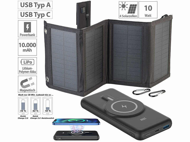 ; USB-Solar-Powerbanks, 2in1-Hochleistungsakkus & Solar-Konverter mit modifizierter Sinuswelle USB-Solar-Powerbanks, 2in1-Hochleistungsakkus & Solar-Konverter mit modifizierter Sinuswelle USB-Solar-Powerbanks, 2in1-Hochleistungsakkus & Solar-Konverter mit modifizierter Sinuswelle USB-Solar-Powerbanks, 2in1-Hochleistungsakkus & Solar-Konverter mit modifizierter Sinuswelle 