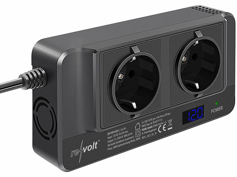 revolt 12V Steckdose: Kfz-Adapter mit 2 Polzangen zum Direkt-Anschluss an  die Autobatterie (12 Volt Steckdose, Autobatterie Adapter Steckdose,  Verlängerungskabel) : : Elektronik & Foto