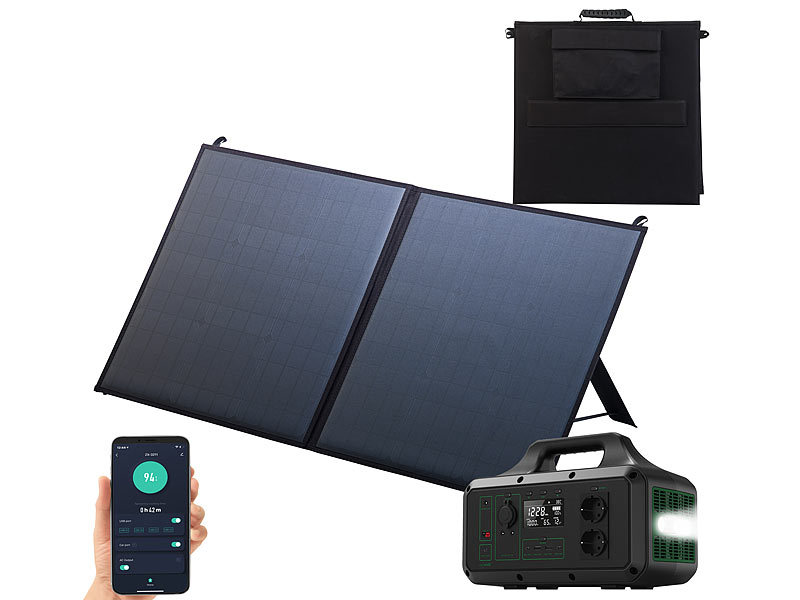 ; 2in1-Hochleistungsakkus & Solar-Generatoren, Solarpanels 