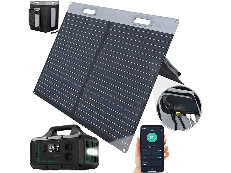 ; 2in1-Hochleistungsakkus & Solar-Generatoren, Solarpanels 