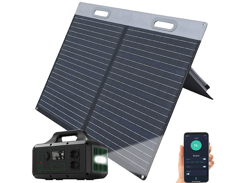 ; 2in1-Hochleistungsakkus & Solar-Generatoren, Solarpanels 