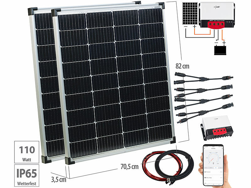 ; Solaranlagen-Set: Mikro-Inverter mit MPPT-Regler und Solarpanel Solaranlagen-Set: Mikro-Inverter mit MPPT-Regler und Solarpanel 