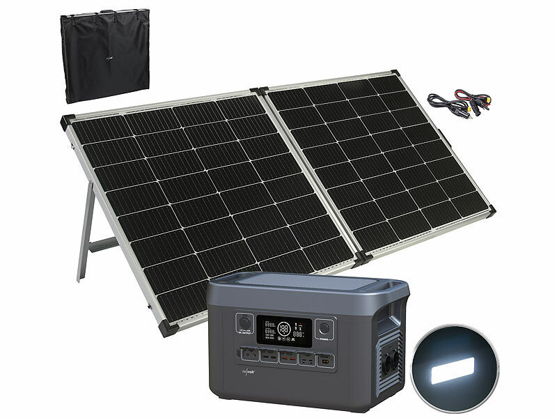 ; Solarpanels faltbar, Solaranlagen-Set: Mikro-Inverter mit MPPT-Regler und Solarpanel Solarpanels faltbar, Solaranlagen-Set: Mikro-Inverter mit MPPT-Regler und Solarpanel 