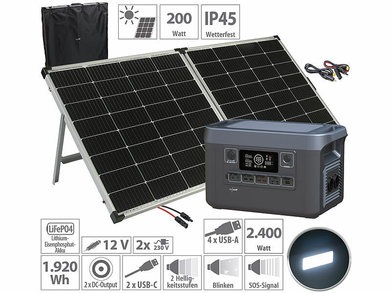 ; Solarpanels faltbar, Solaranlagen-Set: Mikro-Inverter mit MPPT-Regler und Solarpanel Solarpanels faltbar, Solaranlagen-Set: Mikro-Inverter mit MPPT-Regler und Solarpanel 