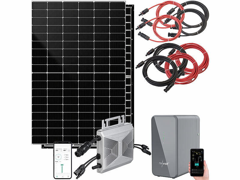 ; Solaranlagen-Set: Mikro-Inverter mit MPPT-Regler und Solarpanel Solaranlagen-Set: Mikro-Inverter mit MPPT-Regler und Solarpanel 