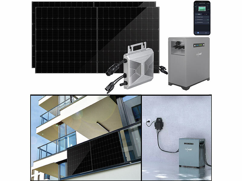 ; Solaranlagen-Set: Mikro-Inverter mit MPPT-Regler und Solarpanel Solaranlagen-Set: Mikro-Inverter mit MPPT-Regler und Solarpanel 